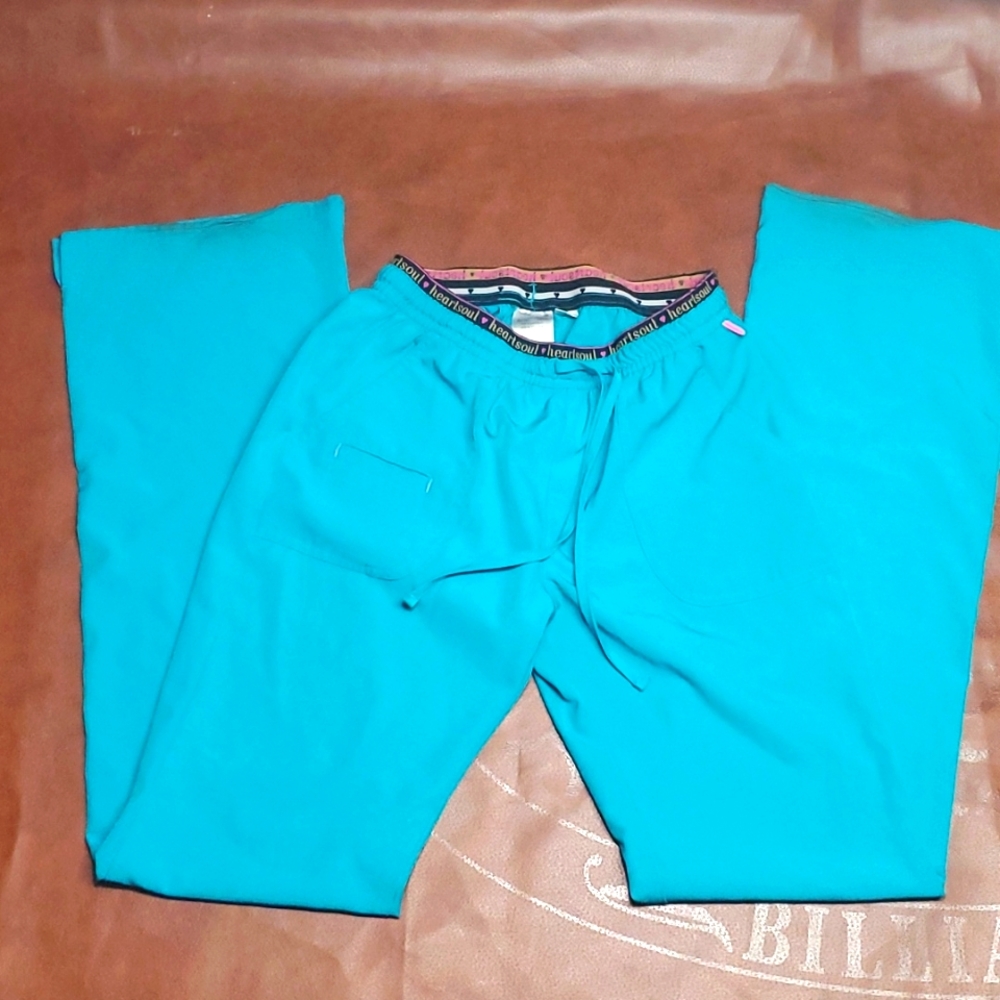 HeartSoul turquoise scrub pants